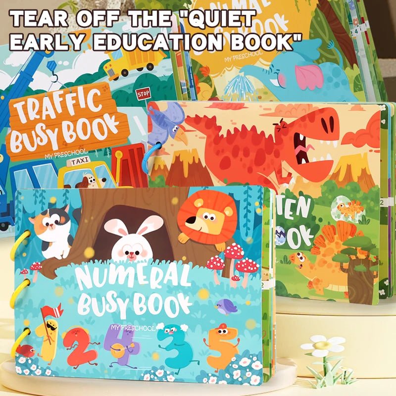 Montessori Busy books (Various Designs) - Tiny Explorers Club