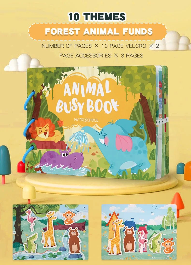 Montessori Busy books (Various Designs) - Tiny Explorers Club