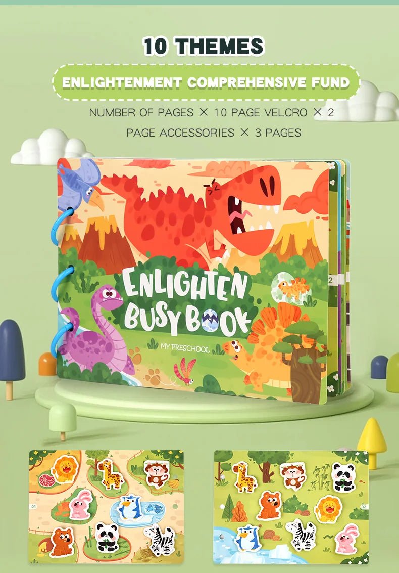 Montessori Busy books (Various Designs) - Tiny Explorers Club
