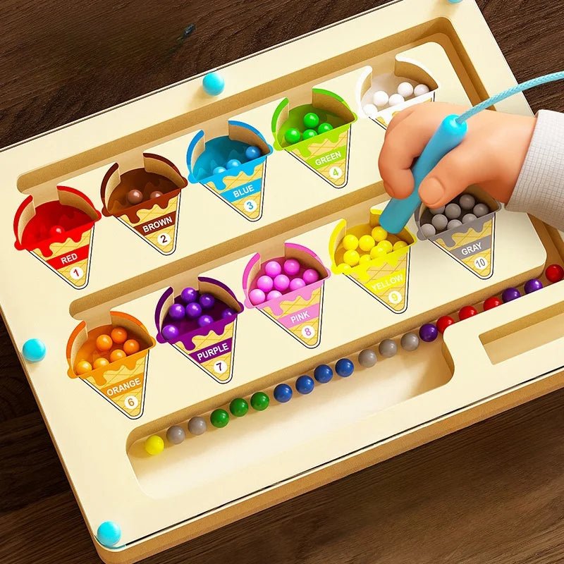 Montessori Magnetic Colour Sorting Maze - Tiny Explorers Club