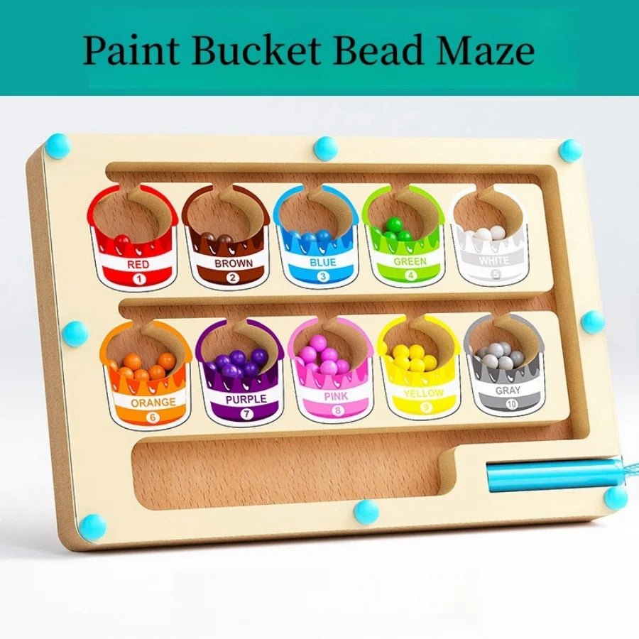 Montessori Magnetic Colour Sorting Maze - Tiny Explorers Club