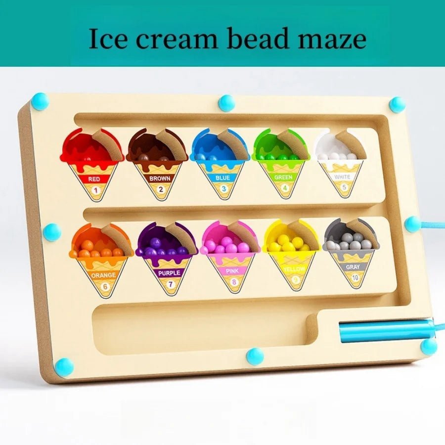 Montessori Magnetic Colour Sorting Maze - Tiny Explorers Club