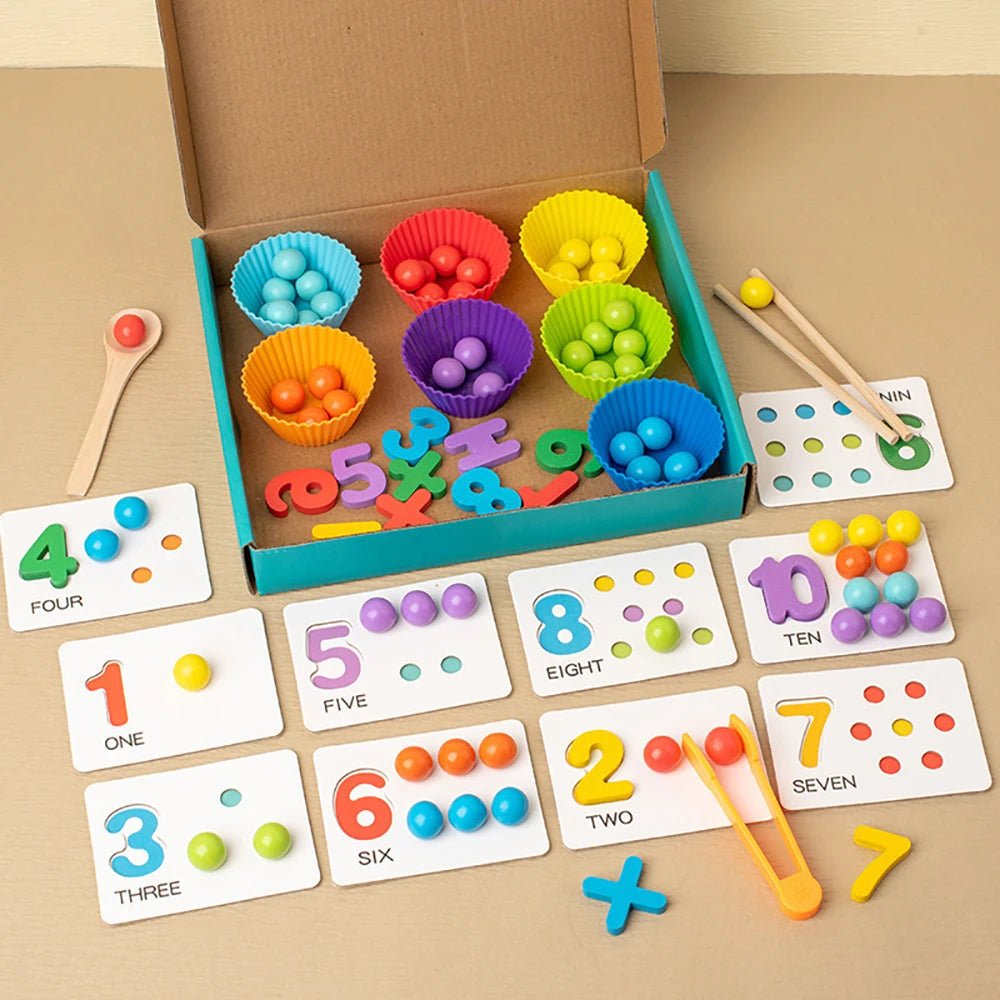 Montessori Math Counting Sorting Toy - Tiny Explorers Club