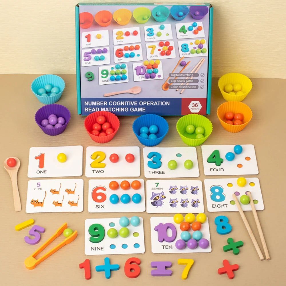 Montessori Math Counting Sorting Toy - Tiny Explorers Club