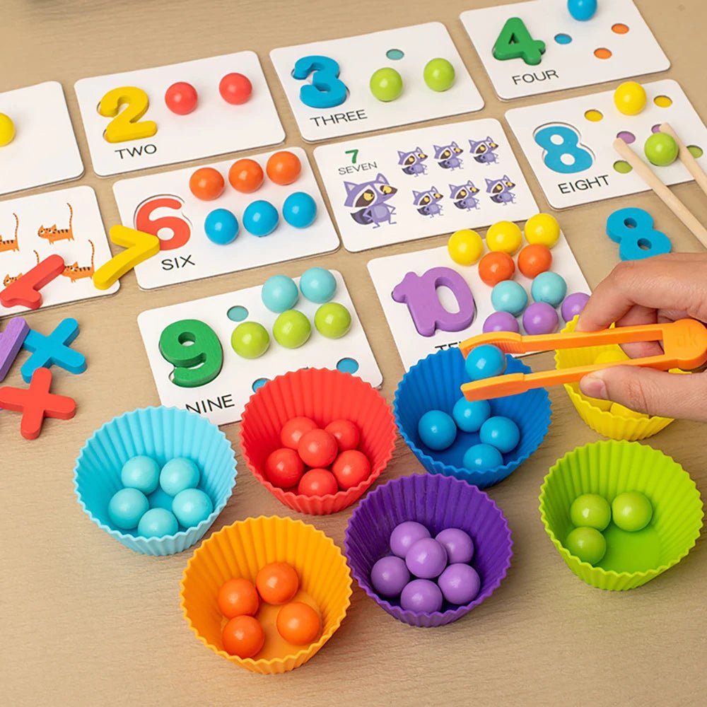 Montessori Math Counting Sorting Toy - Tiny Explorers Club