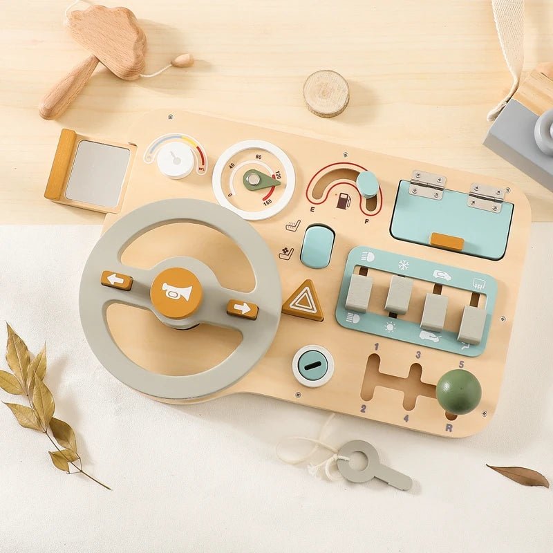 Montessori Steering Wheel Toy - Tiny Explorers Club