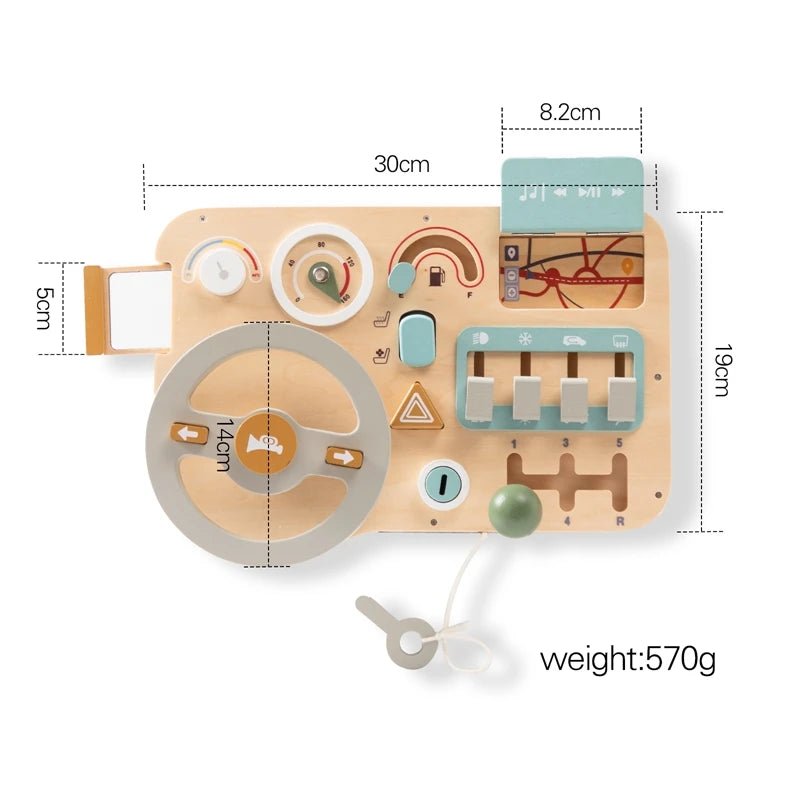 Montessori Steering Wheel Toy - Tiny Explorers Club