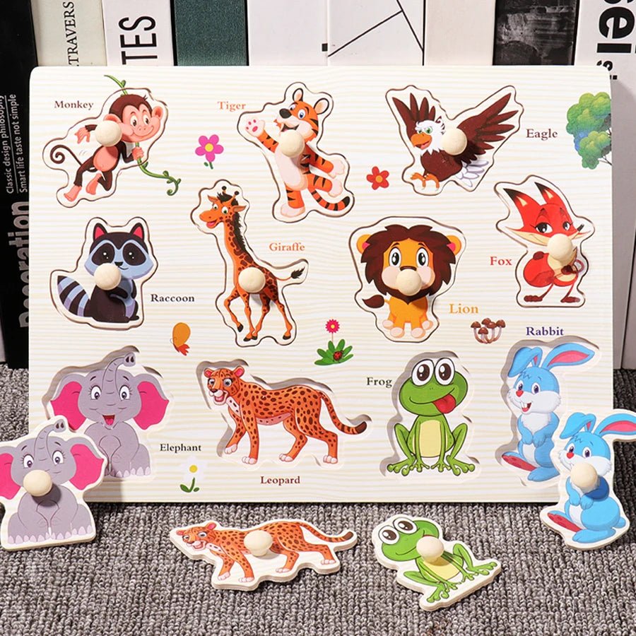 Montessori Wooden Puzzles - Tiny Explorers Club