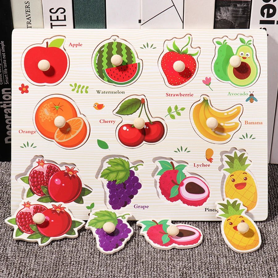 Montessori Wooden Puzzles - Tiny Explorers Club