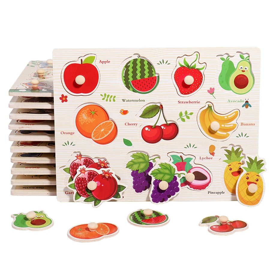 Montessori Wooden Puzzles - Tiny Explorers Club
