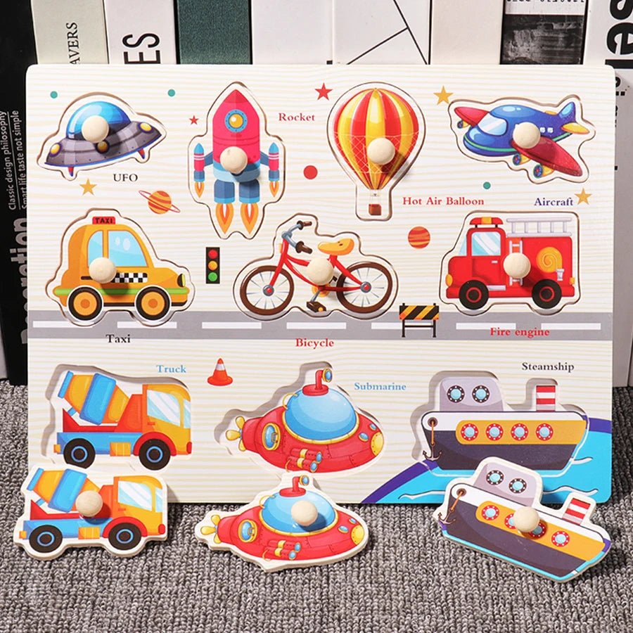 Montessori Wooden Puzzles - Tiny Explorers Club