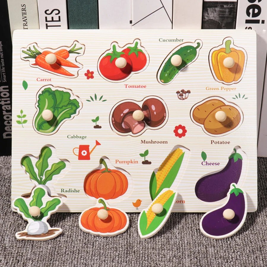 Montessori Wooden Puzzles - Tiny Explorers Club