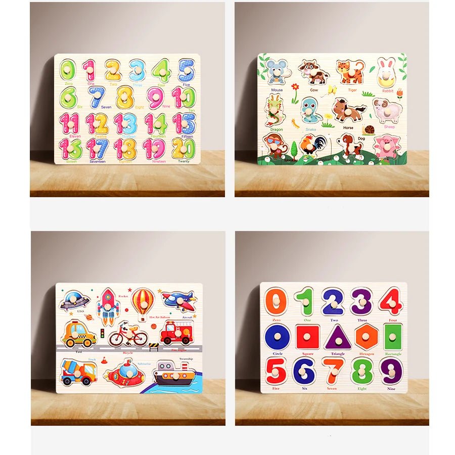 Montessori Wooden Puzzles - Tiny Explorers Club