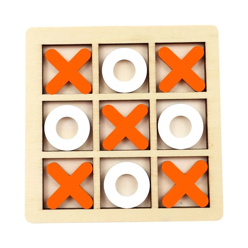 Montessori Wooden Toy Mini Naughts and Crosses - Tiny Explorers Club