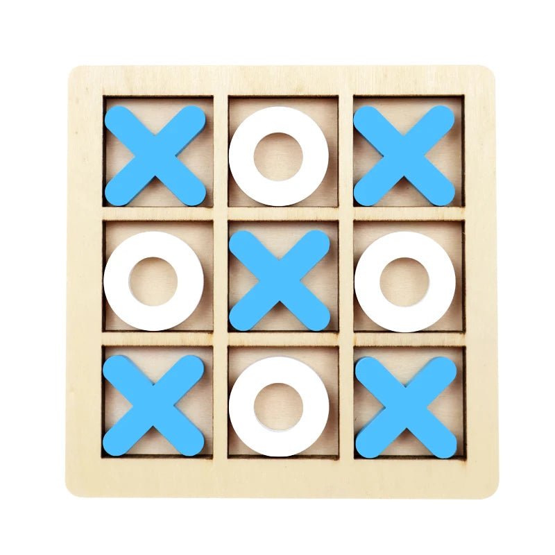 Montessori Wooden Toy Mini Naughts and Crosses - Tiny Explorers Club