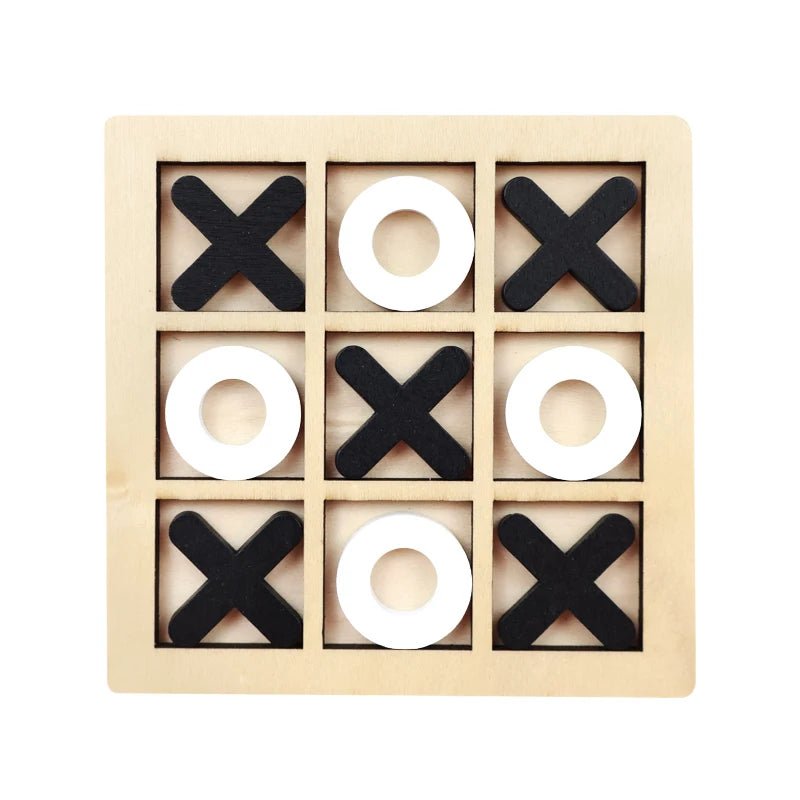 Montessori Wooden Toy Mini Naughts and Crosses - Tiny Explorers Club