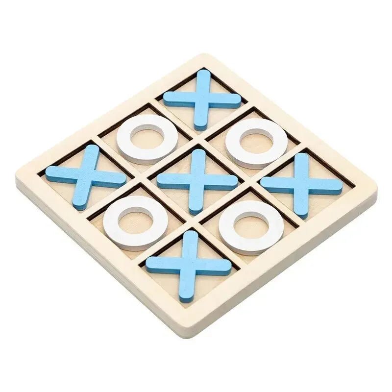 Montessori Wooden Toy Mini Naughts and Crosses - Tiny Explorers Club