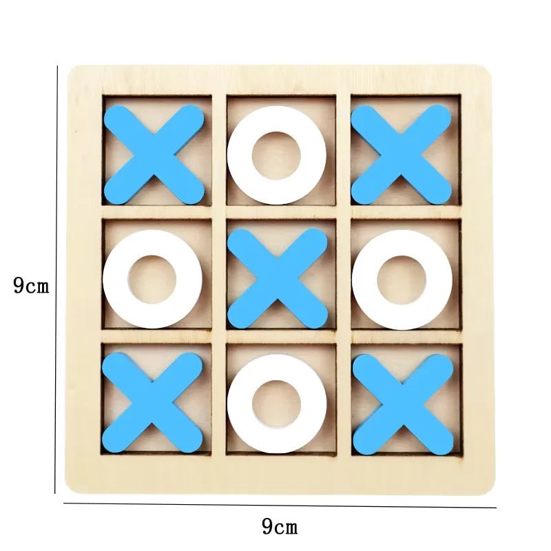 Montessori Wooden Toy Mini Naughts and Crosses - Tiny Explorers Club