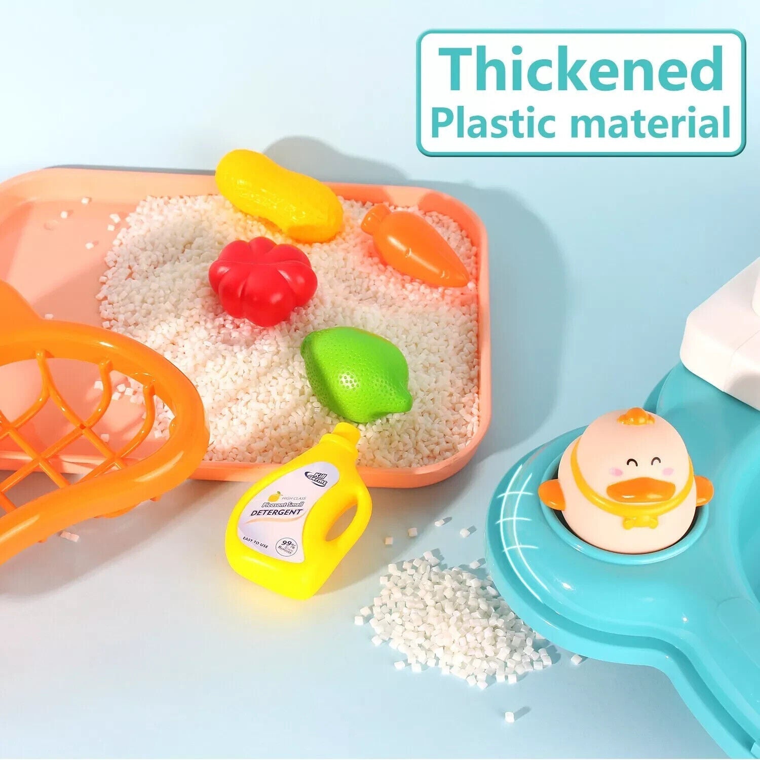 Play Sink With Running Water, 3-in-1 Sink, Fishing Set and Track - Tiny Explorers Club