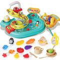 Play Sink With Running Water, 3-in-1 Sink, Fishing Set and Track - Tiny Explorers Club