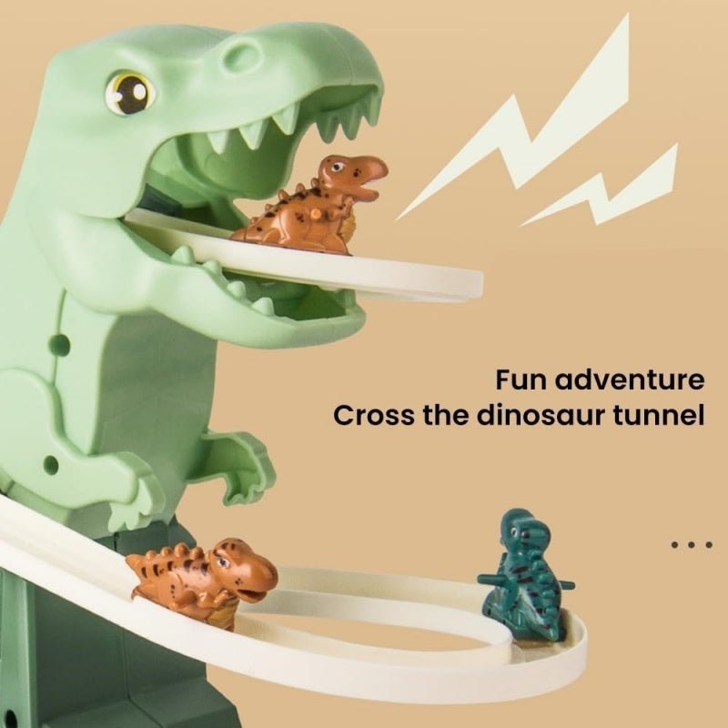 Race Track Toy Climbing Stairs Toys Roller Coaster Toy With 3 Dinosaurs Track S - Tiny Explorers Club
