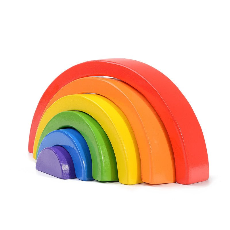 Silicone Stacking Rainbow Educational Toys - Tiny Explorers Club
