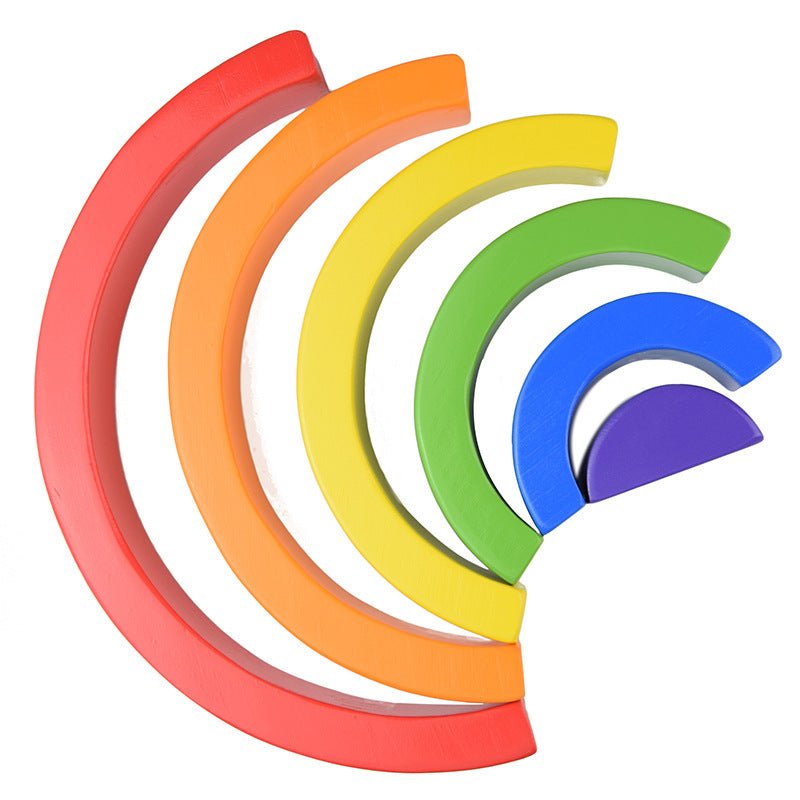 Silicone Stacking Rainbow Educational Toys - Tiny Explorers Club