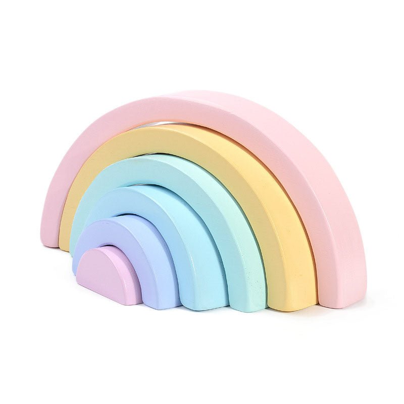 Silicone Stacking Rainbow Educational Toys - Tiny Explorers Club