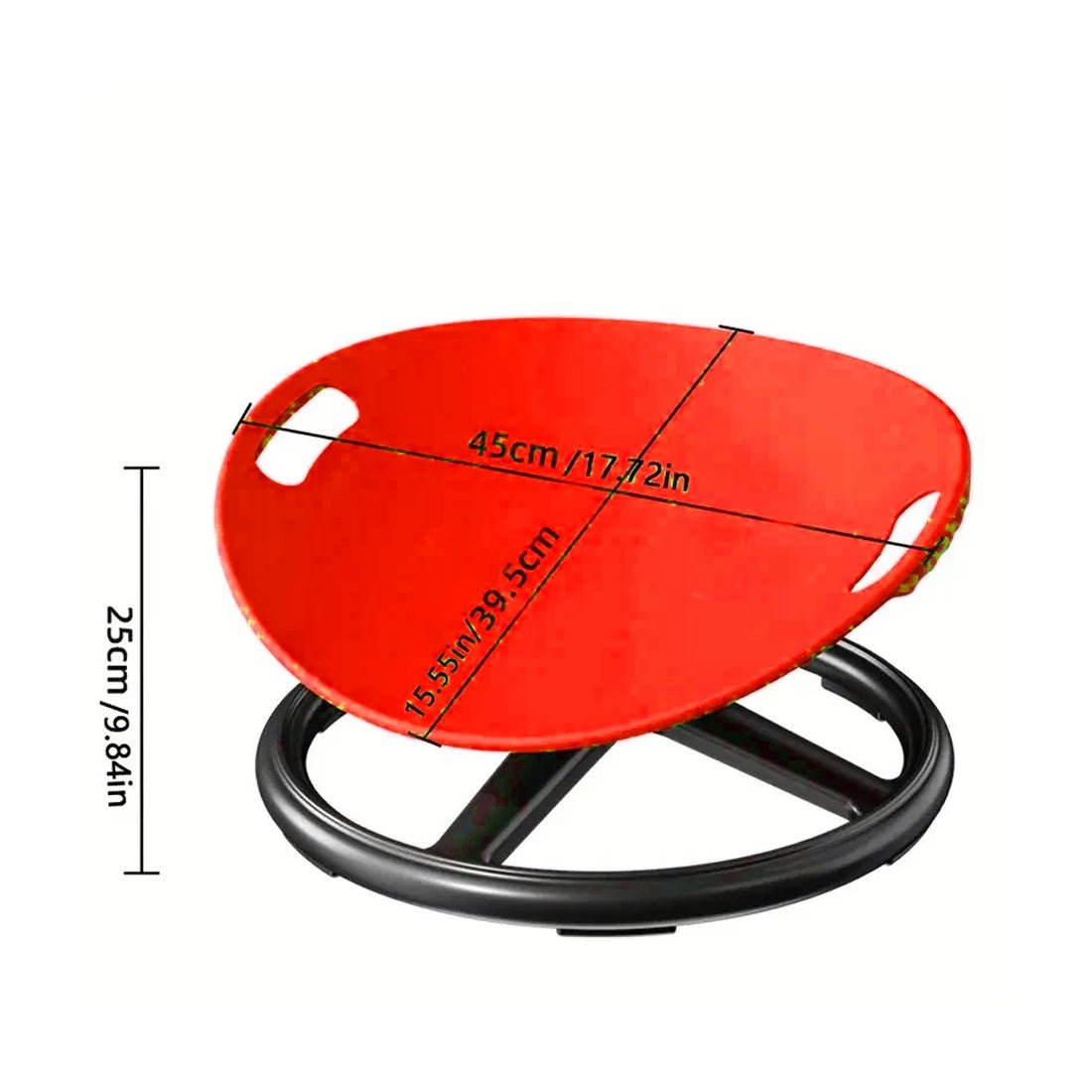 Spinning balance seat for sensory and active play - Tiny Explorers Club