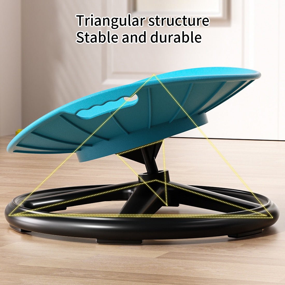Spinning balance seat for sensory and active play - Tiny Explorers Club