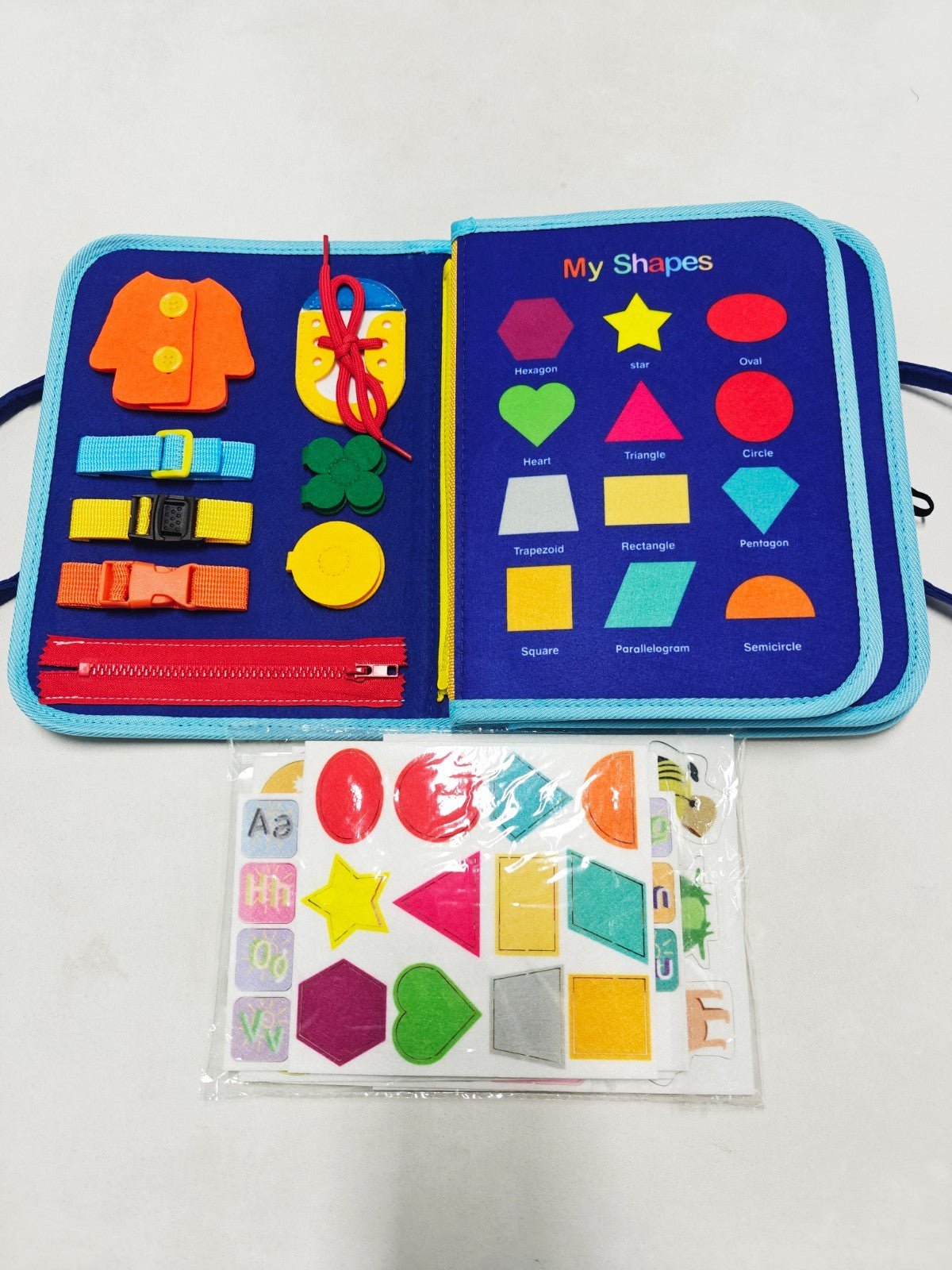 Toddler Busy Board Montessori Book - Tiny Explorers Club