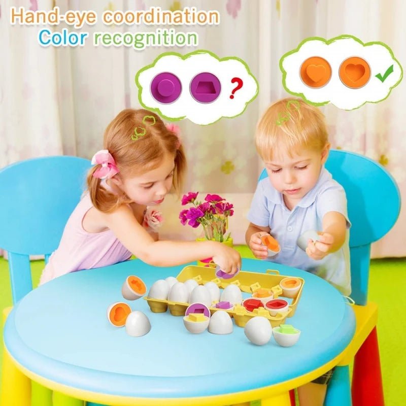 Toy Egg Shape Matching Puzzle - Tiny Explorers Club