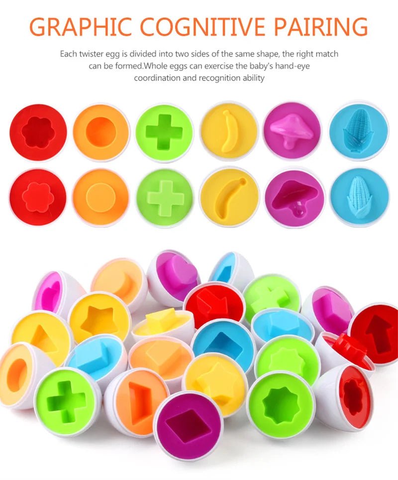 Toy Egg Shape Matching Puzzle - Tiny Explorers Club