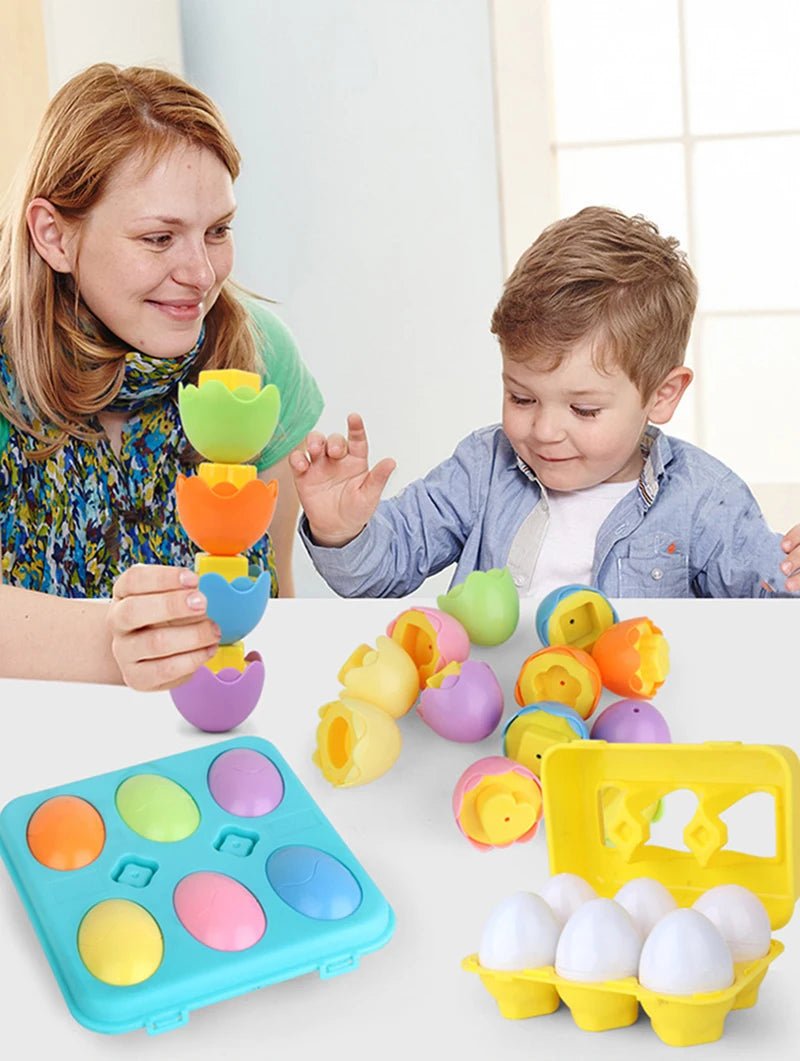 Toy Egg Shape Matching Puzzle - Tiny Explorers Club