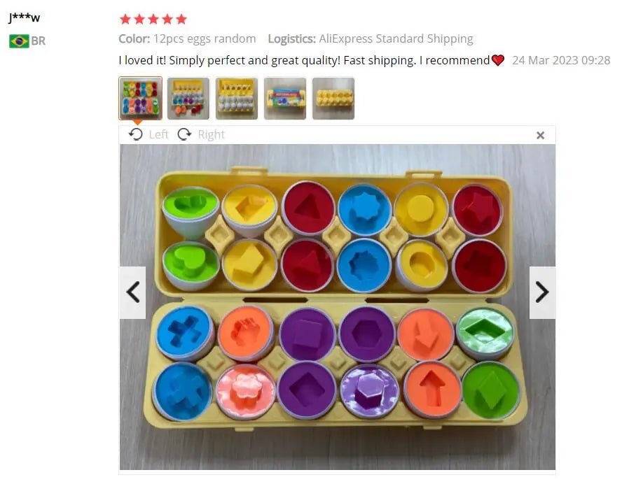 Toy Egg Shape Matching Puzzle - Tiny Explorers Club