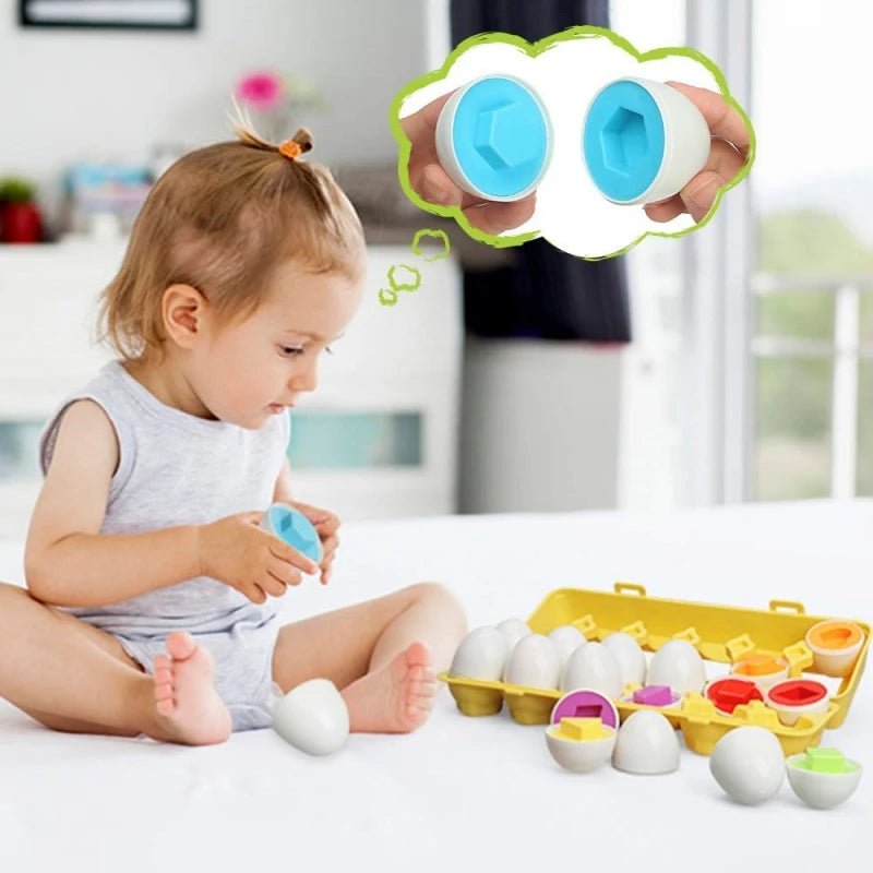 Toy Egg Shape Matching Puzzle - Tiny Explorers Club