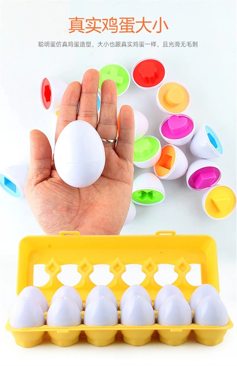 Toy Egg Shape Matching Puzzle - Tiny Explorers Club