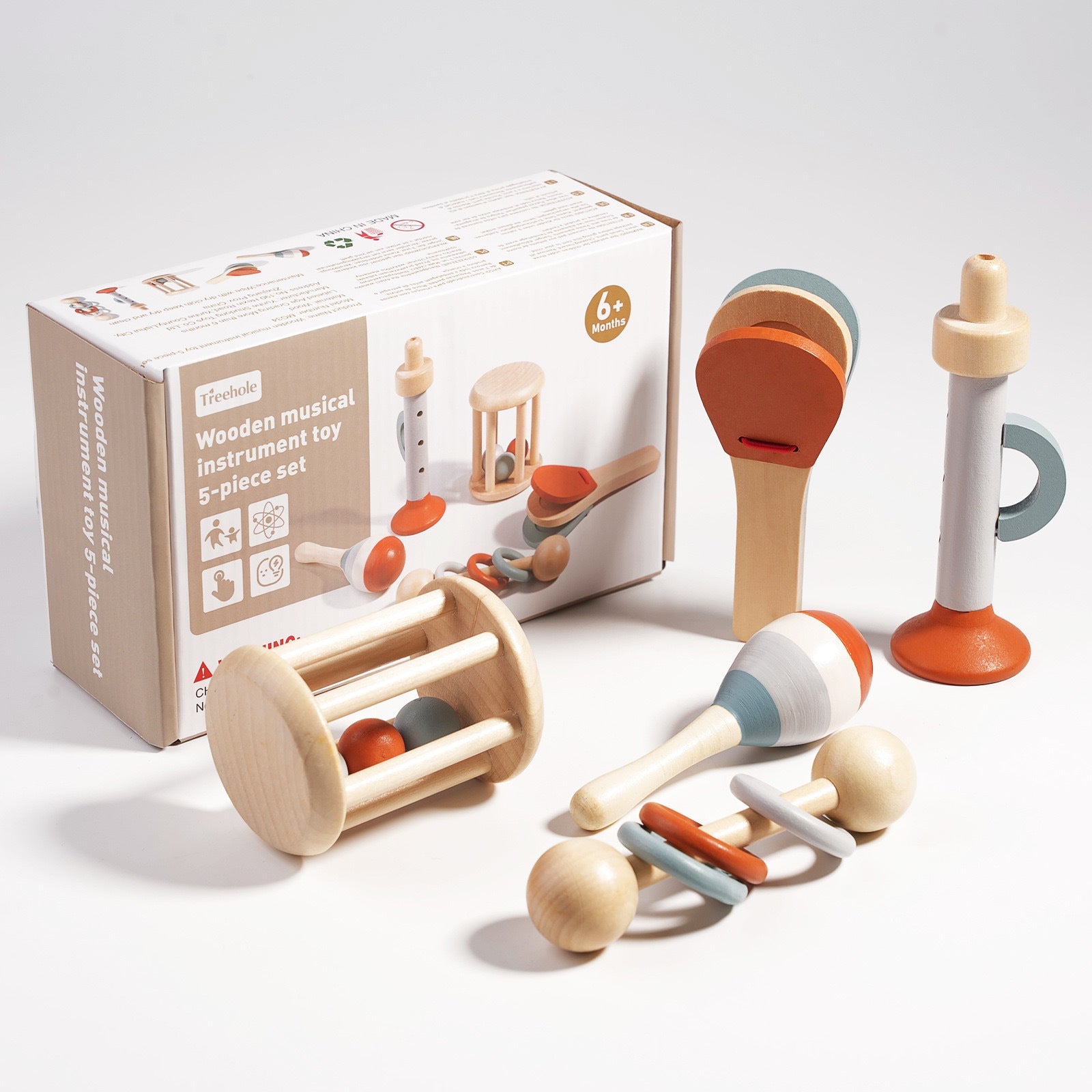 Wooden Children's Educational Music Toys - Tiny Explorers Club
