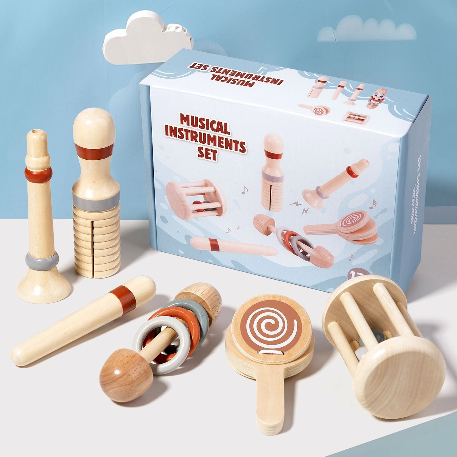 Wooden Children's Educational Music Toys - Tiny Explorers Club