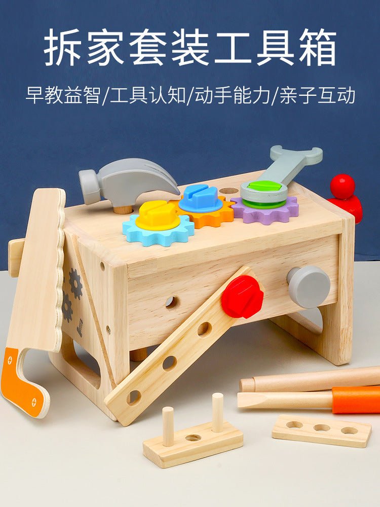 Wooden Montessori style Tool Box - Tiny Explorers Club