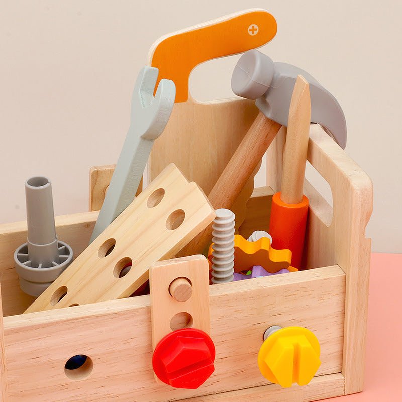 Wooden Montessori style Tool Box - Tiny Explorers Club