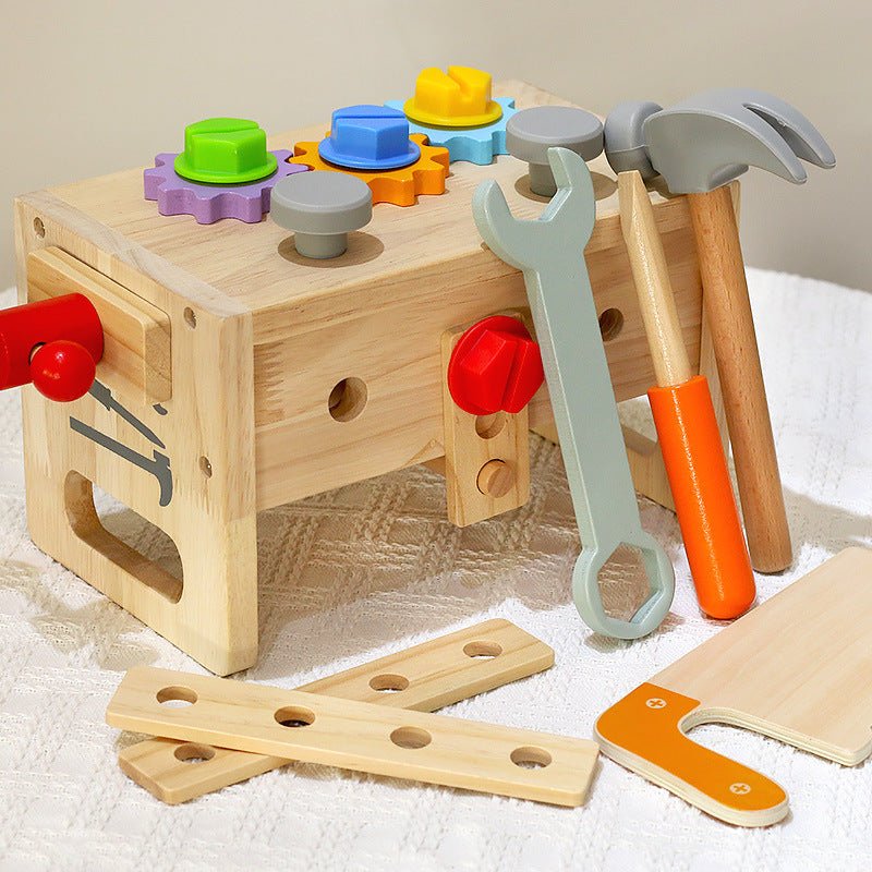 Wooden Montessori style Tool Box - Tiny Explorers Club