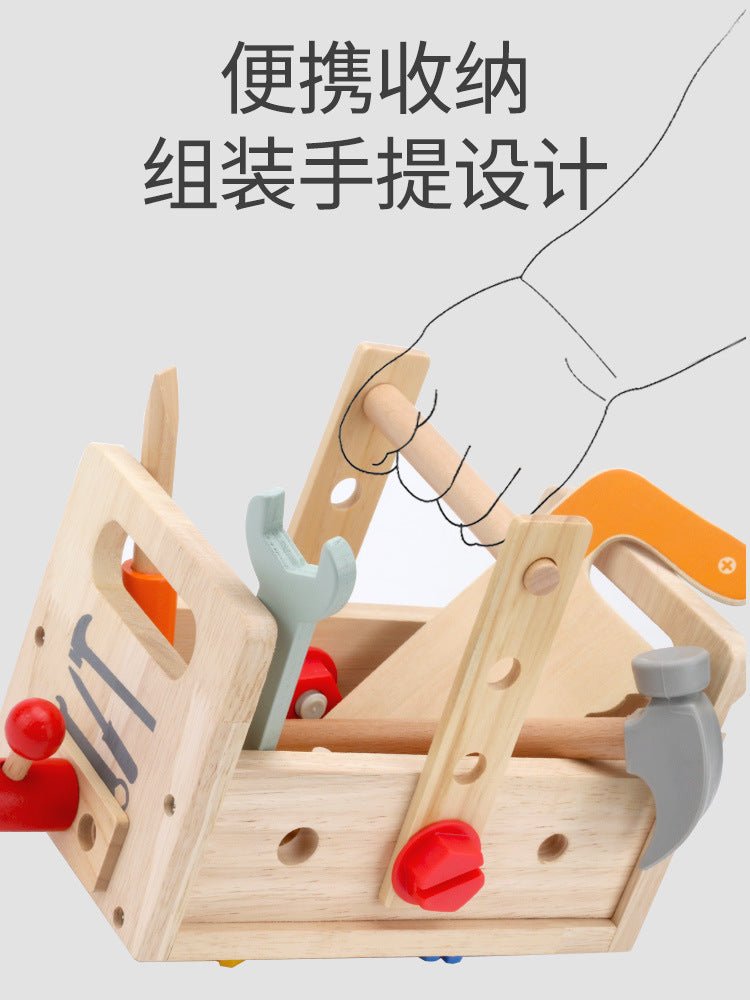 Wooden Montessori style Tool Box - Tiny Explorers Club