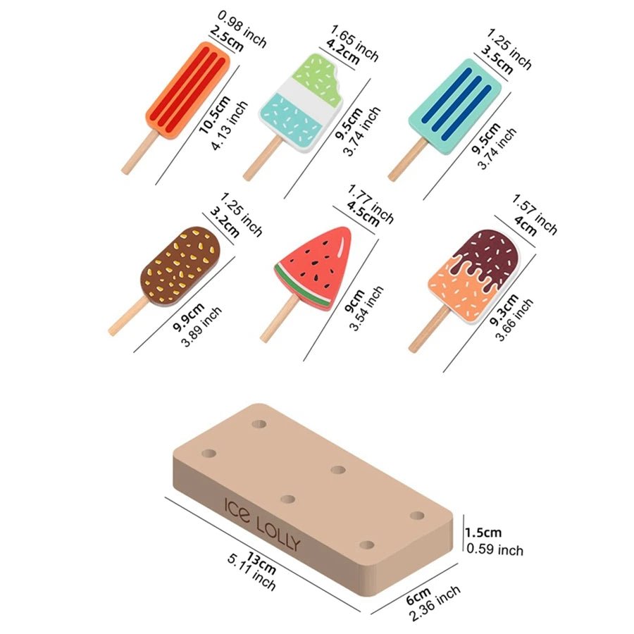 Wooden Play House Ice Cream - Tiny Explorers Club