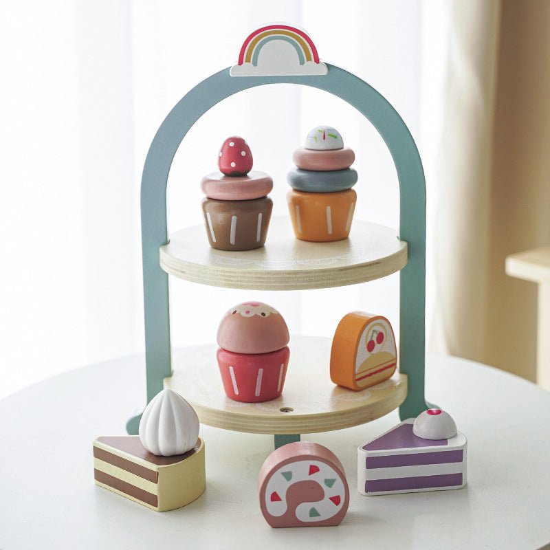 Wooden Play-house Kitchen Toy Set - Tiny Explorers Club